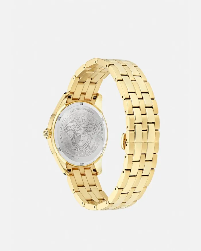 Versace Watches Greca Time GMT Watch Gold 8211 Men Versace Watches Greca Time GMT Watch Gold 8211 Men