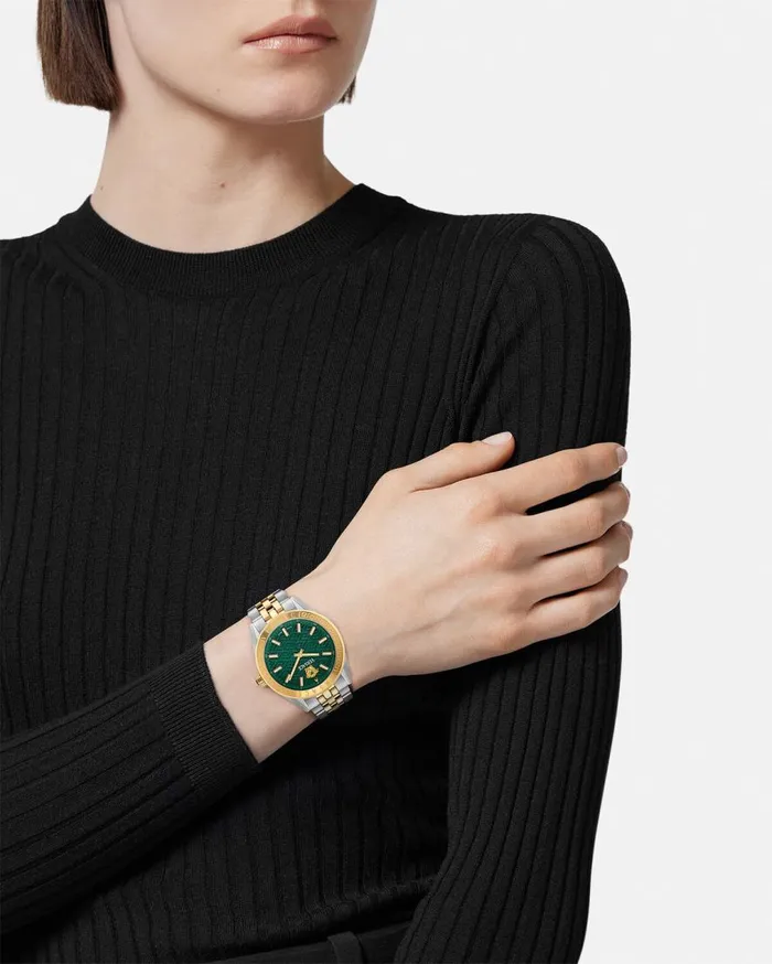 Versace Watches VCode Lady Watch Goldsilver 8211 Women
