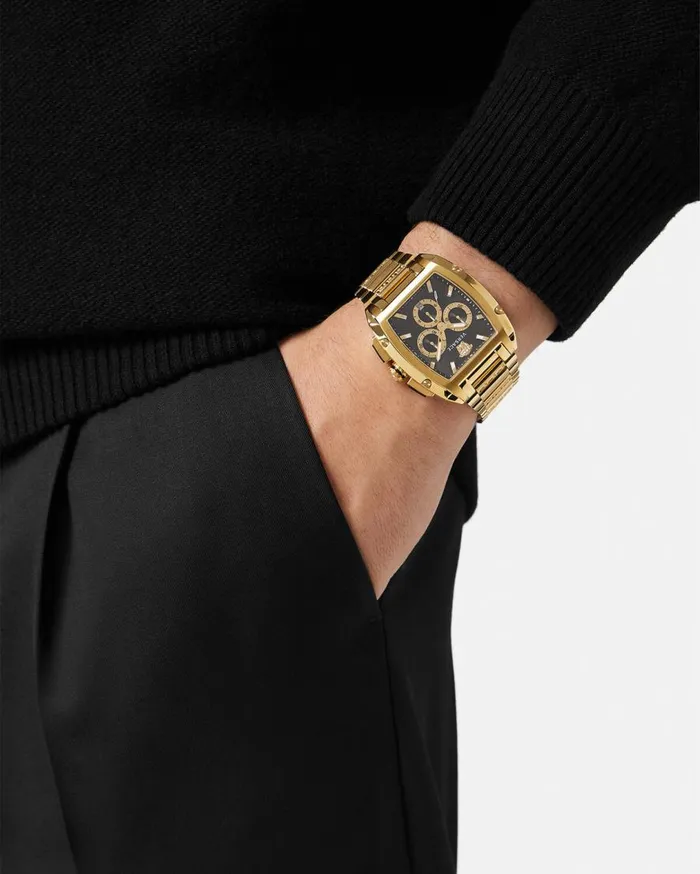 Versace Watches Versace Dominus Watch Gold 8211 Men Versace Watches Versace Dominus Watch Gold 8211 Men
