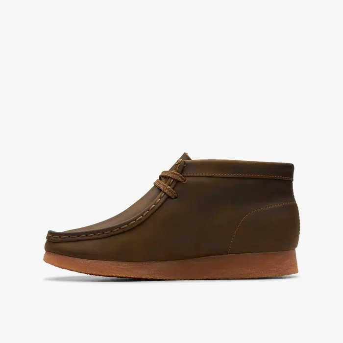 Wallabee Boot Older Beeswax Kids Clarks Originals