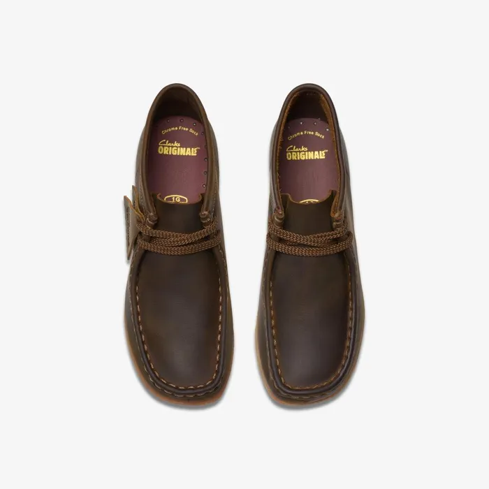 Wallabee Boot Older Beeswax Kids Clarks Originals