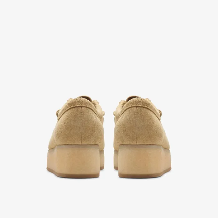 Wallacraft Bee Maple Suede Women Clarks Platforms