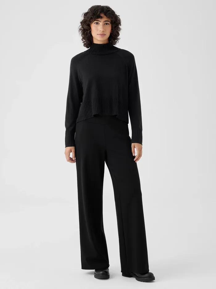 Washable Flex Ponte HighWaisted Pant Black Women Eileen Fisher Pants Shorts and Jumpsuits Washable Flex Ponte HighWaisted Pant Black Women Eileen Fisher Pants Shorts and Jumpsuits