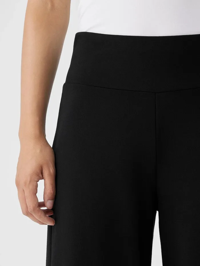 Washable Flex Ponte HighWaisted Pant Black Women Eileen Fisher Pants Shorts and Jumpsuits