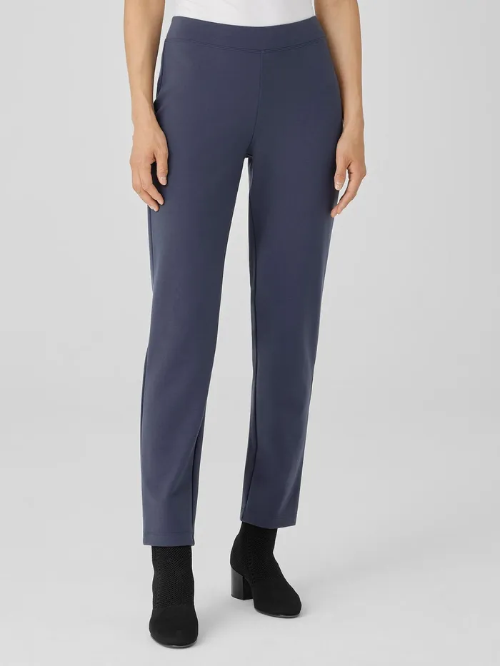Washable Flex Ponte Pant Ocean Women Eileen Fisher Pants Shorts and Jumpsuits
