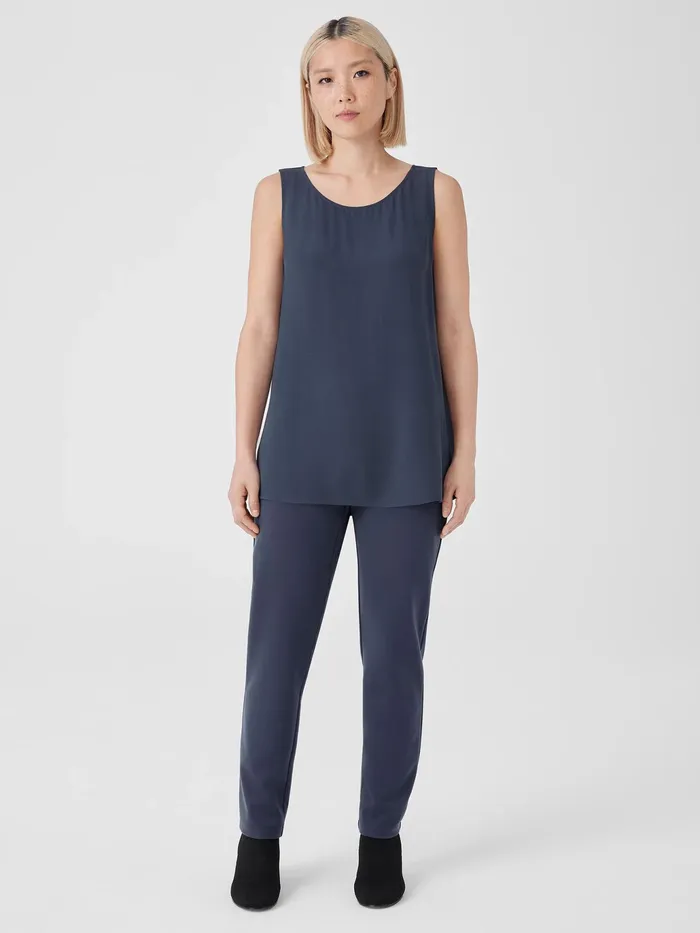 Washable Flex Ponte Pant Ocean Women Eileen Fisher Pants Shorts and Jumpsuits
