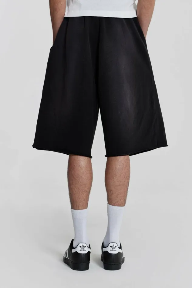 Washed Black Colossus Jogger Shorts Black Men Jaded London Shorts and Jorts Washed Black Colossus Jogger Shorts Black Men Jaded London Shorts and Jorts
