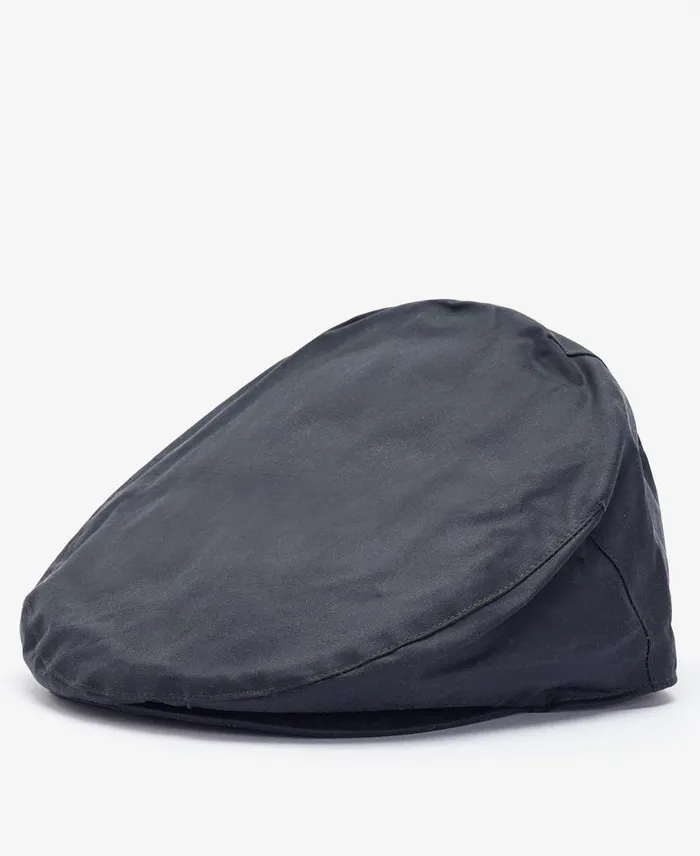 Wax Flat Cap Navy Men Barbour Hats