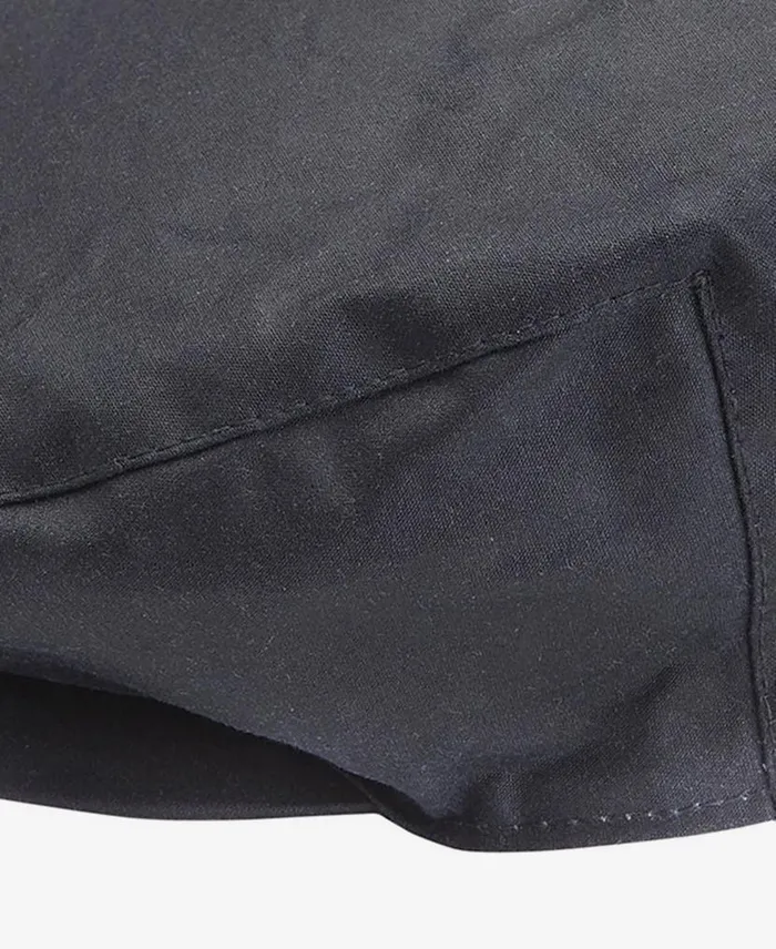 Wax Flat Cap Navy Men Barbour Hats