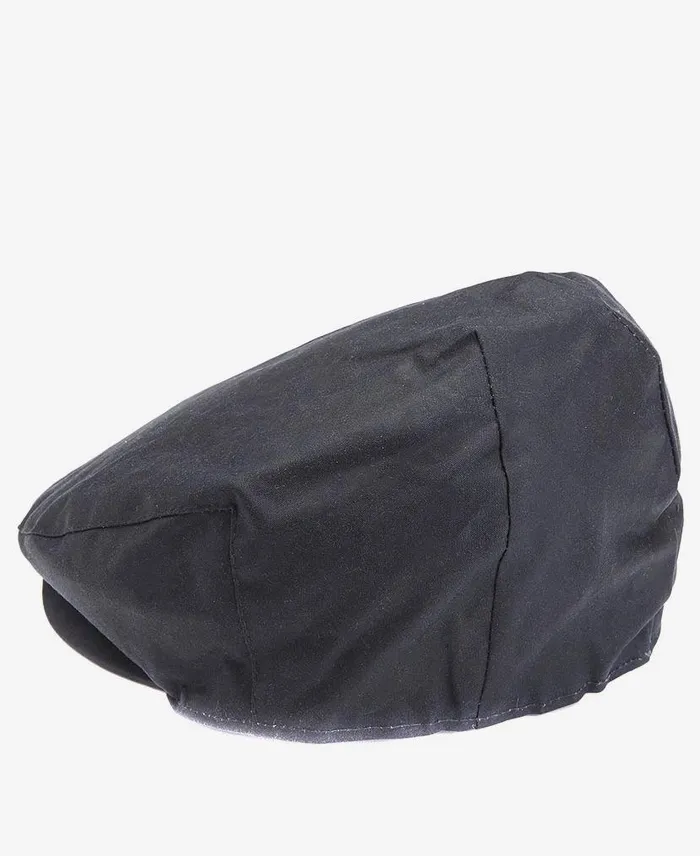 Wax Flat Cap Navy Men Barbour Hats