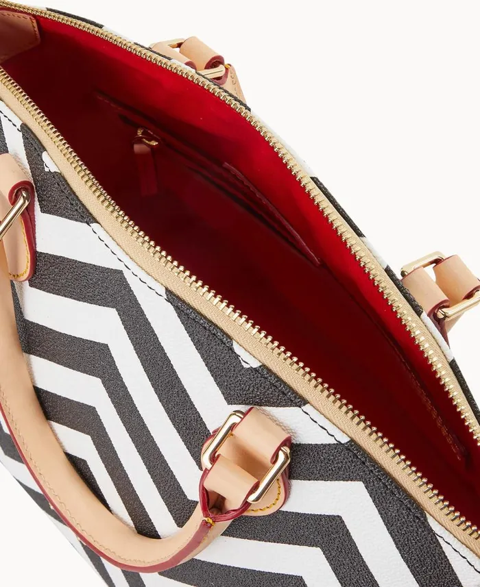 Woman Chevron Geena Satchel Black Dooney and Bourke Satchels Woman Chevron Geena Satchel Black Dooney and Bourke Satchels
