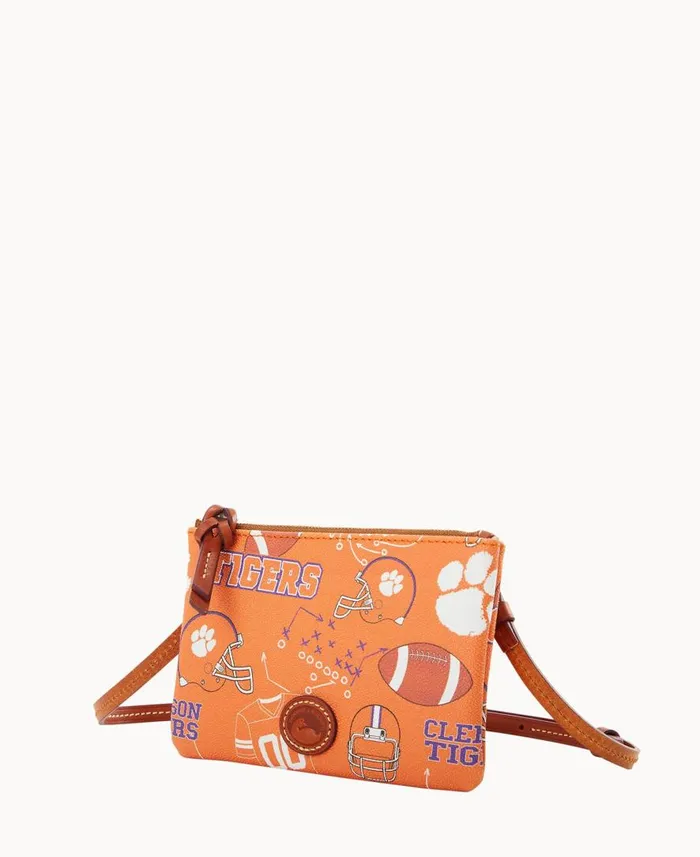 Woman Collegiate Clemson Top Zip Crossbody Clemson Dooney and Bourke Crossbodies Woman Collegiate Clemson Top Zip Crossbody Clemson Dooney and Bourke Crossbodies