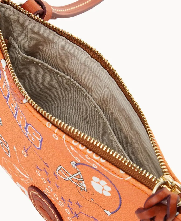 Woman Collegiate Clemson Top Zip Crossbody Clemson Dooney and Bourke Crossbodies Woman Collegiate Clemson Top Zip Crossbody Clemson Dooney and Bourke Crossbodies