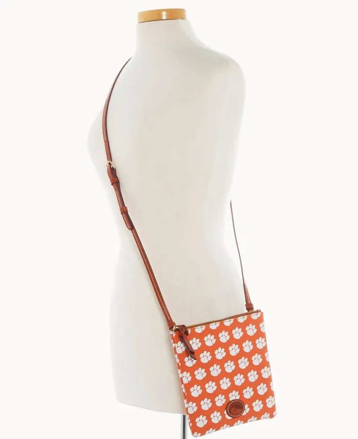 Woman Collegiate Clemson University North South Top Zip Crossbody Clemson Dooney and Bourke Crossbodies Woman Collegiate Clemson University North South Top Zip Crossbody Clemson Dooney and Bourke Crossbodies