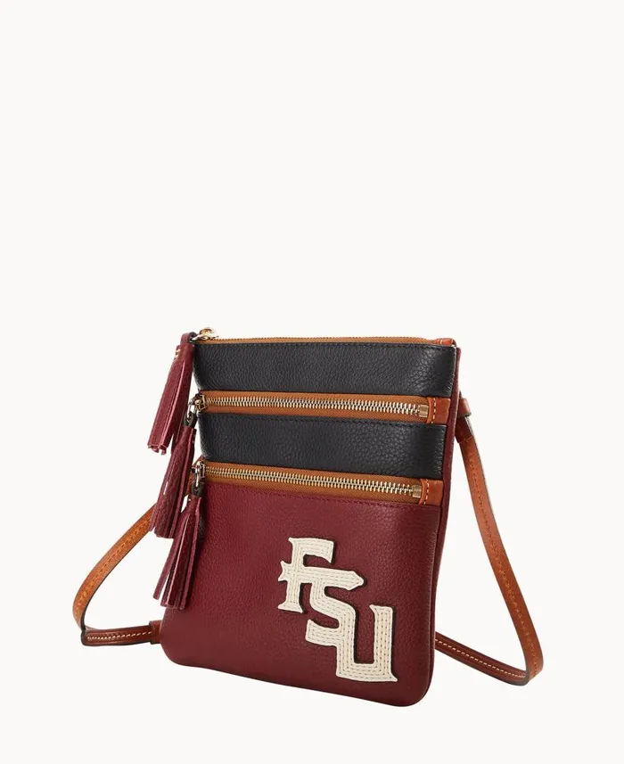 Woman Collegiate Florida State Triple Zip Crossbody Florida State Dooney and Bourke Crossbodies Woman Collegiate Florida State Triple Zip Crossbody Florida State Dooney and Bourke Crossbodies