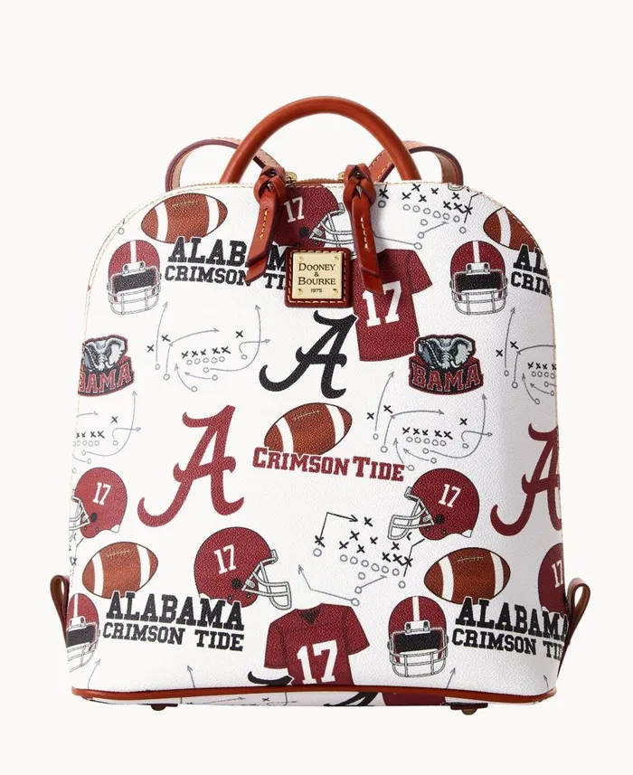 Woman Collegiate University Of Alabama Zip Pod Backpack Alabama Dooney and Bourke Backpacks Woman Collegiate University Of Alabama Zip Pod Backpack Alabama Dooney and Bourke Backpacks