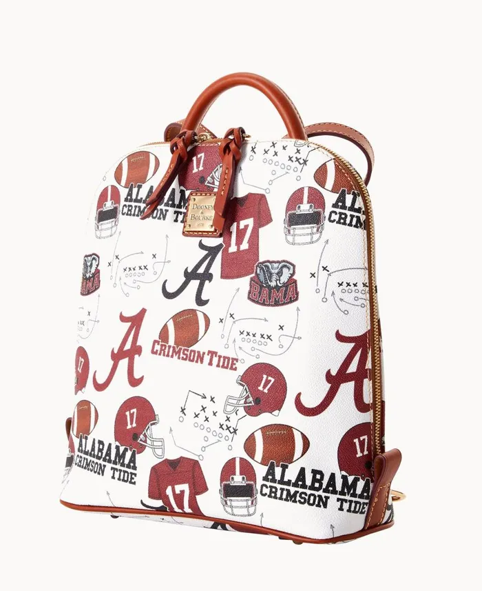 Woman Collegiate University Of Alabama Zip Pod Backpack Alabama Dooney and Bourke Backpacks Woman Collegiate University Of Alabama Zip Pod Backpack Alabama Dooney and Bourke Backpacks
