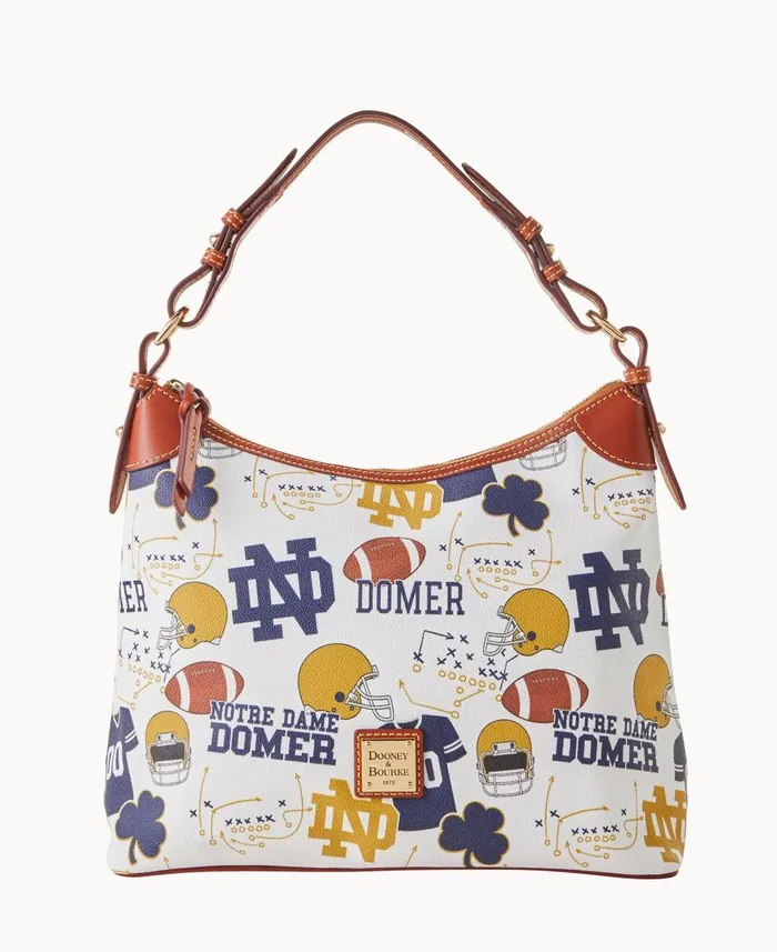 Woman Collegiate University Of Notre Dame Hobo Notre Dame Dooney and Bourke Shoulder Bags Woman Collegiate University Of Notre Dame Hobo Notre Dame Dooney and Bourke Shoulder Bags