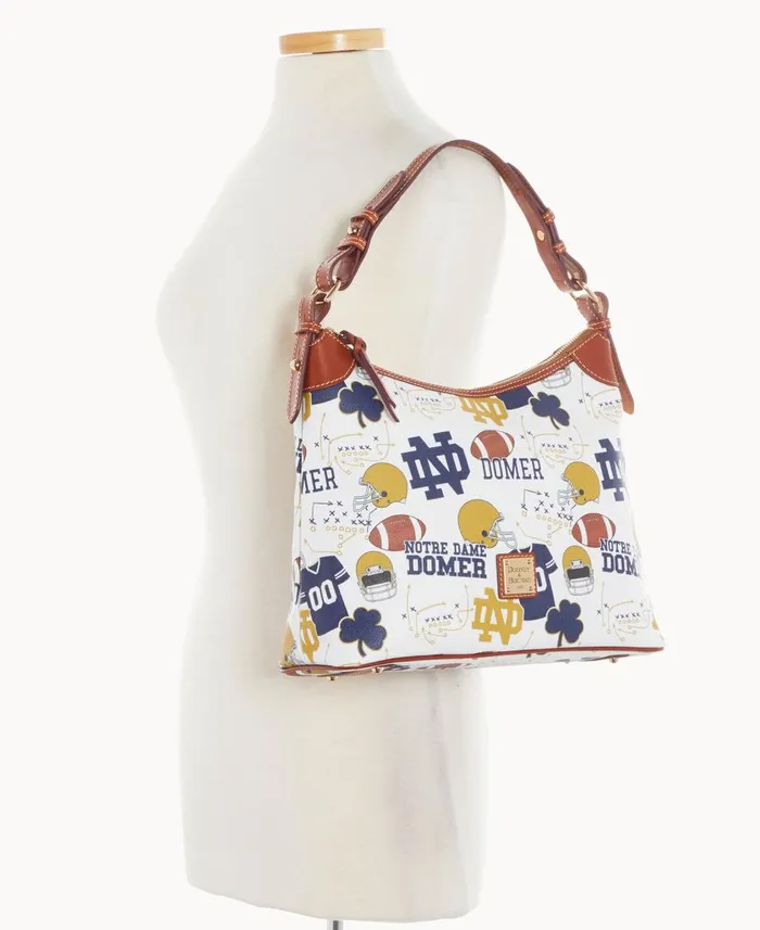 Woman Collegiate University Of Notre Dame Hobo Notre Dame Dooney and Bourke Shoulder Bags Woman Collegiate University Of Notre Dame Hobo Notre Dame Dooney and Bourke Shoulder Bags