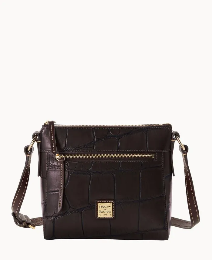 Woman Denison Allison Crossbody Espresso Dooney and Bourke Crossbodies