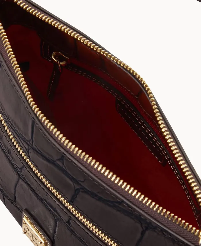 Woman Denison Allison Crossbody Espresso Dooney and Bourke Crossbodies Woman Denison Allison Crossbody Espresso Dooney and Bourke Crossbodies