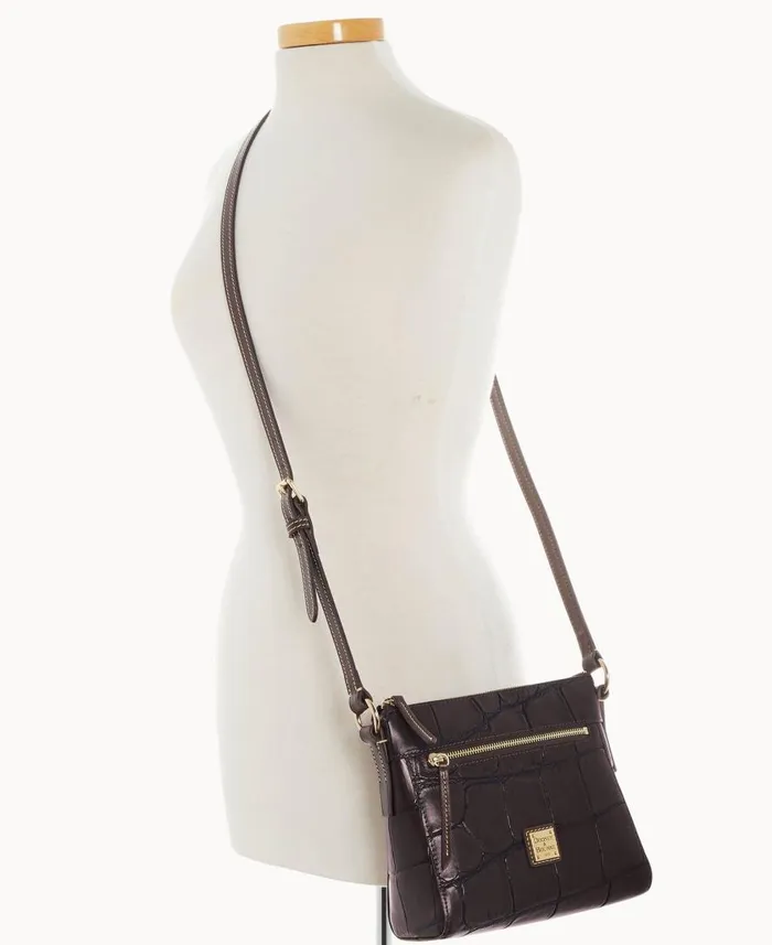 Woman Denison Allison Crossbody Espresso Dooney and Bourke Crossbodies Woman Denison Allison Crossbody Espresso Dooney and Bourke Crossbodies