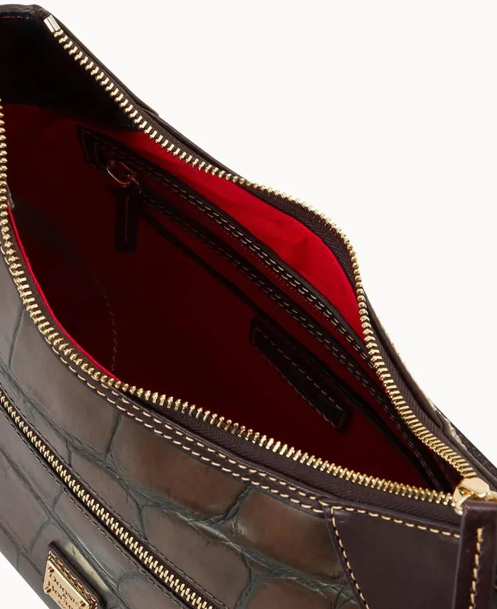 Woman Denison Hobo Cognac Dooney and Bourke Shoulder Bags Woman Denison Hobo Cognac Dooney and Bourke Shoulder Bags