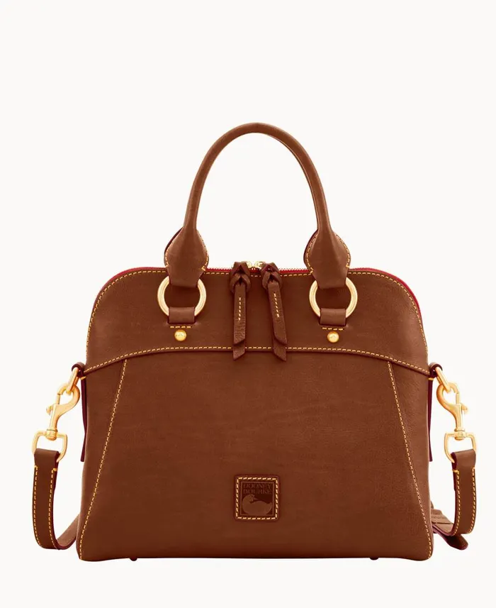 Woman Florentine Cameron Satchel Chestnut Dooney and Bourke Satchels