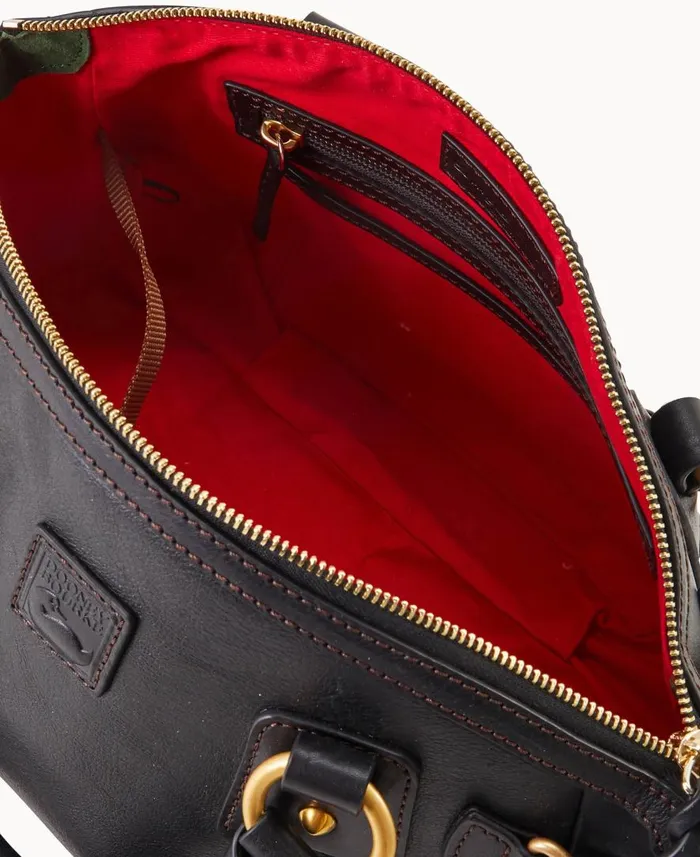 Woman Florentine Medium Mail Satchel Black Black Dooney and Bourke Satchels Woman Florentine Medium Mail Satchel Black Black Dooney and Bourke Satchels