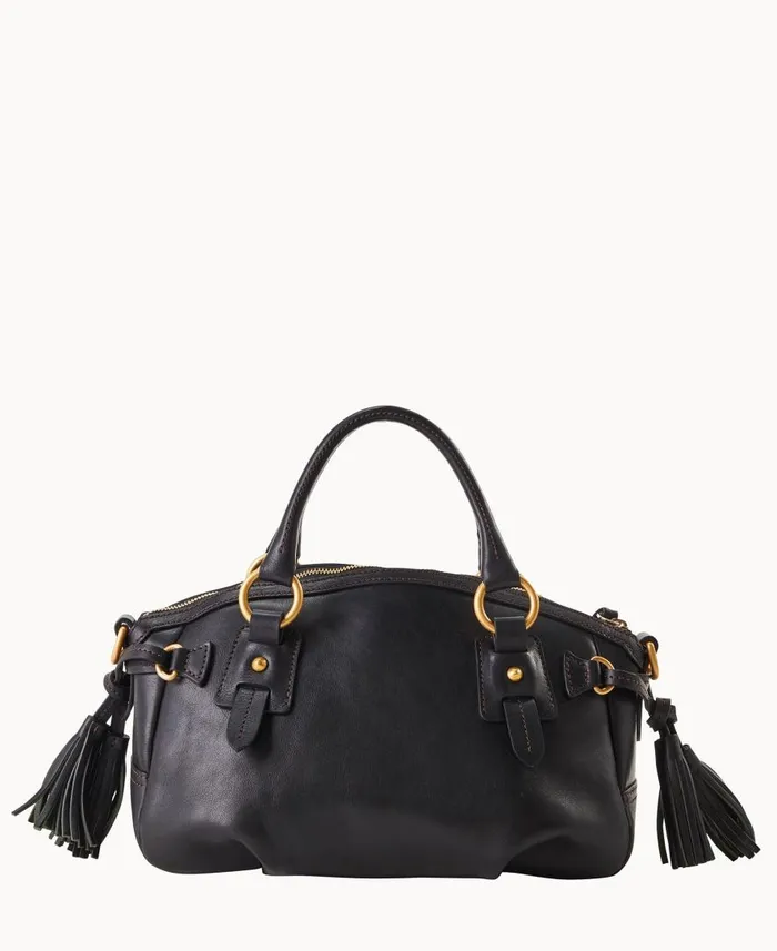 Woman Florentine Medium Mail Satchel Black Black Dooney and Bourke Satchels Woman Florentine Medium Mail Satchel Black Black Dooney and Bourke Satchels