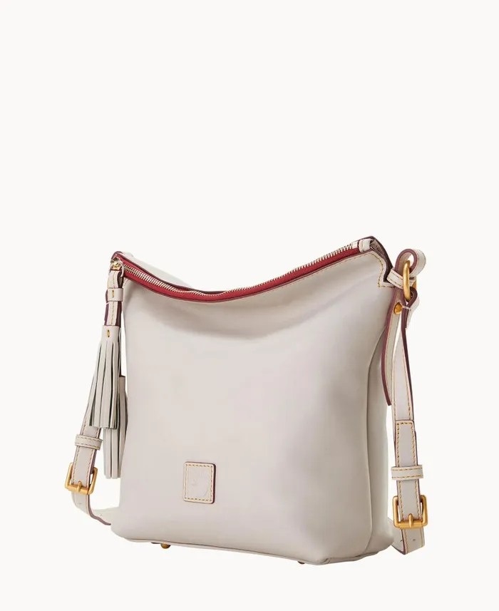 Woman Florentine Selina Crossbody Ecru Dooney and Bourke Crossbodies Woman Florentine Selina Crossbody Ecru Dooney and Bourke Crossbodies