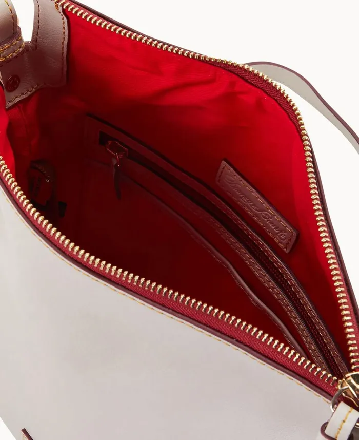 Woman Florentine Selina Crossbody Ecru Dooney and Bourke Crossbodies Woman Florentine Selina Crossbody Ecru Dooney and Bourke Crossbodies