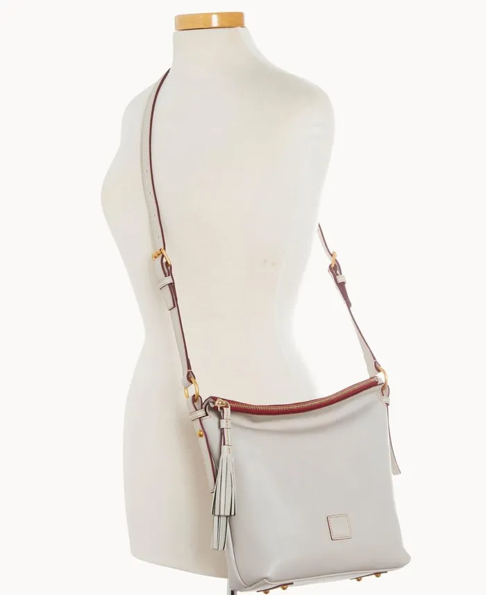 Woman Florentine Selina Crossbody Ecru Dooney and Bourke Crossbodies Woman Florentine Selina Crossbody Ecru Dooney and Bourke Crossbodies
