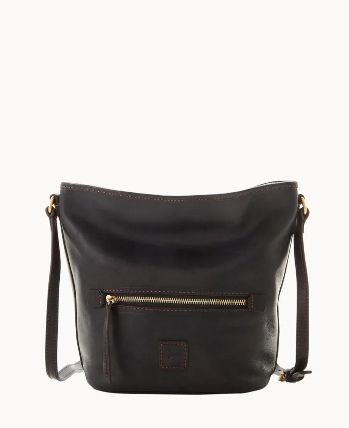 Woman Florentine Zip Sac Black Black Dooney and Bourke Shoulder Bags