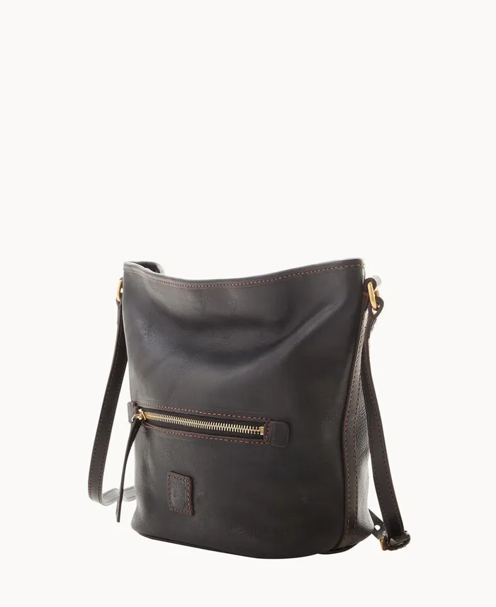 Woman Florentine Zip Sac Black Black Dooney and Bourke Shoulder Bags Woman Florentine Zip Sac Black Black Dooney and Bourke Shoulder Bags