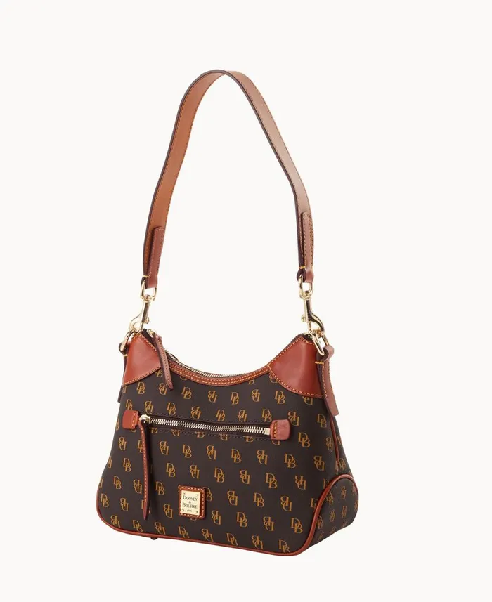 Woman Gretta Small Hobo Brown Tmoro Dooney and Bourke Shoulder Bags Woman Gretta Small Hobo Brown Tmoro Dooney and Bourke Shoulder Bags