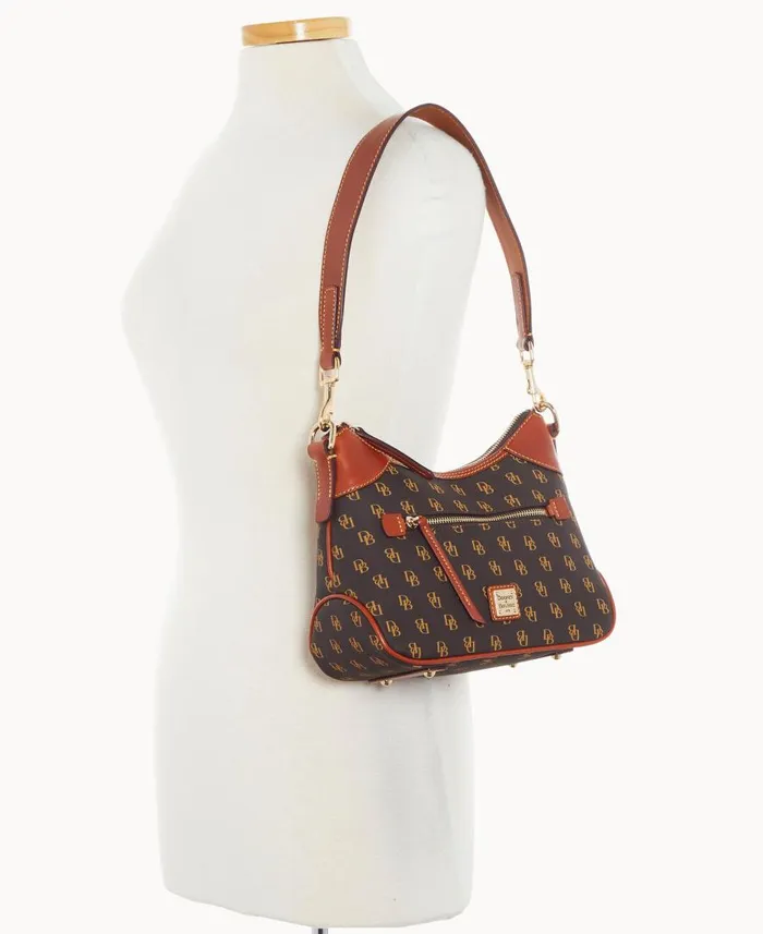 Woman Gretta Small Hobo Brown Tmoro Dooney and Bourke Shoulder Bags Woman Gretta Small Hobo Brown Tmoro Dooney and Bourke Shoulder Bags