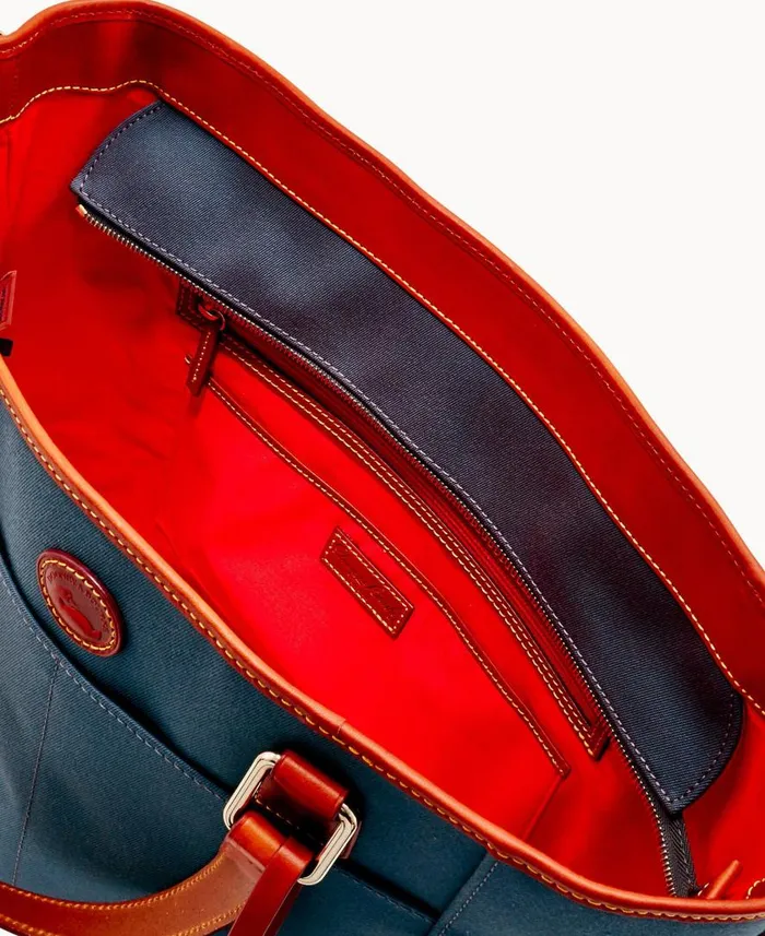 WomanMan Executive Cabriolet Newport Tote Dark Grey Dooney and Bourke Shoulder Bags WomanMan Executive Cabriolet Newport Tote Dark Grey Dooney and Bourke Shoulder Bags