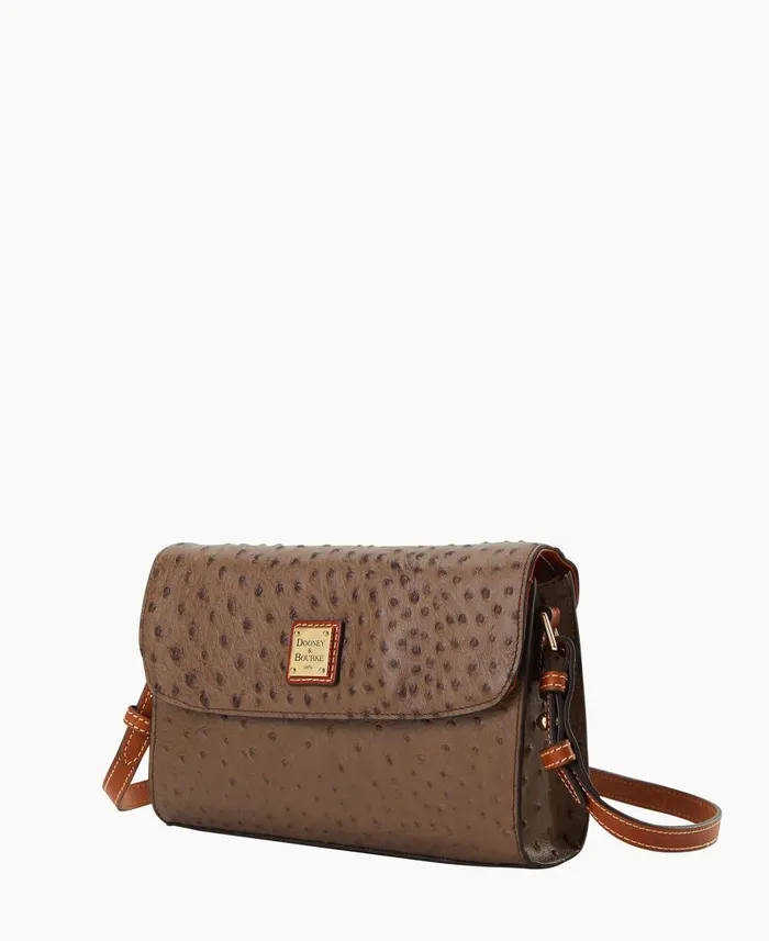 WomanMan Ostrich Lacey Clutch Mushroom Dooney and Bourke Shoulder Bags WomanMan Ostrich Lacey Clutch Mushroom Dooney and Bourke Shoulder Bags
