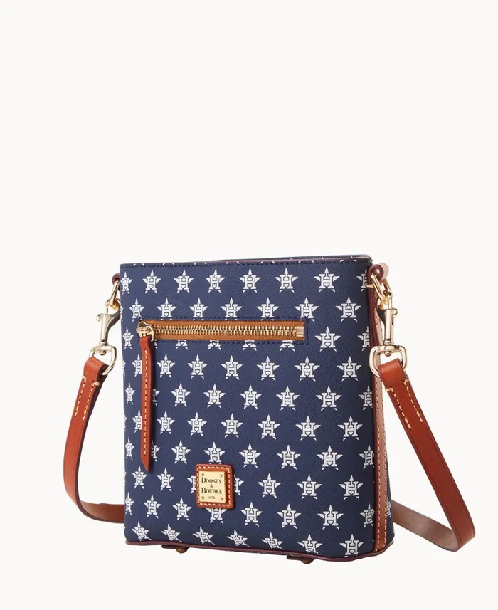 Woman MLB Astros Small Zip Crossbody Astros Dooney and Bourke Crossbodies Woman MLB Astros Small Zip Crossbody Astros Dooney and Bourke Crossbodies