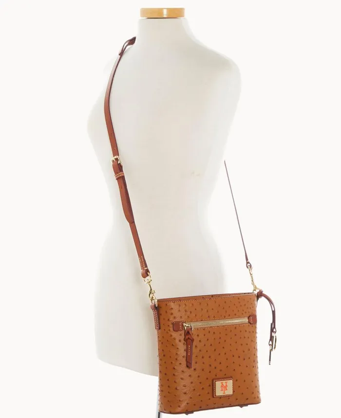 Woman MLB Mets Zip Crossbody Mets Dooney and Bourke Crossbodies