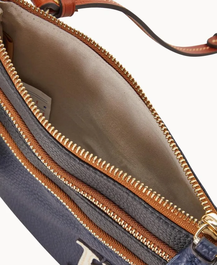 Woman MLB Royals Triple Zip Crossbody Royals Dooney and Bourke Crossbodies Woman MLB Royals Triple Zip Crossbody Royals Dooney and Bourke Crossbodies