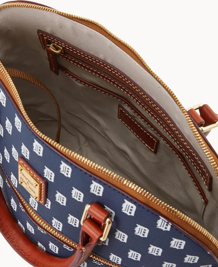 Woman MLB Tigers Domed Zip Satchel Tigers Dooney and Bourke Satchels Woman MLB Tigers Domed Zip Satchel Tigers Dooney and Bourke Satchels