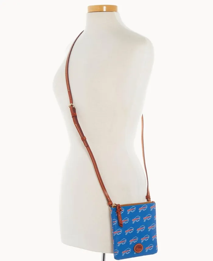 Woman NFL Bills Small North South Top Zip Crossbody Bills Dooney and Bourke Crossbodies Woman NFL Bills Small North South Top Zip Crossbody Bills Dooney and Bourke Crossbodies