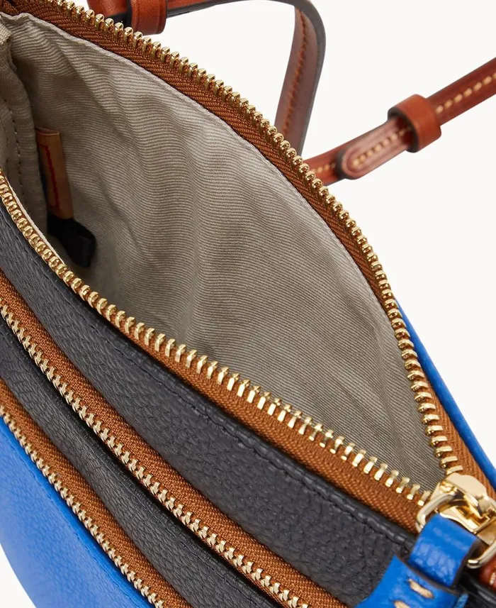 Woman NFL Bills Triple Zip Crossbody Bills Dooney and Bourke Crossbodies Woman NFL Bills Triple Zip Crossbody Bills Dooney and Bourke Crossbodies