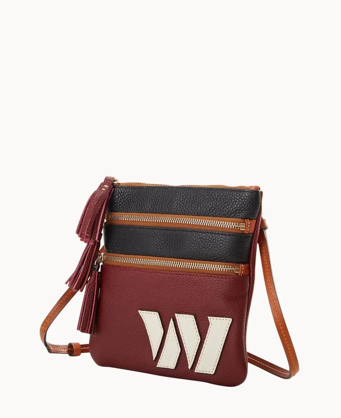 Woman NFL Commanders Triple Zip Crossbody Commanders Dooney and Bourke Crossbodies Woman NFL Commanders Triple Zip Crossbody Commanders Dooney and Bourke Crossbodies