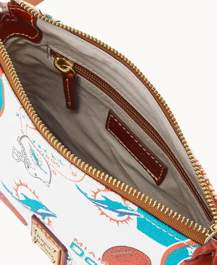 Woman NFL Dolphins Crossbody Pouchette Dolphins Dooney and Bourke Crossbodies Woman NFL Dolphins Crossbody Pouchette Dolphins Dooney and Bourke Crossbodies