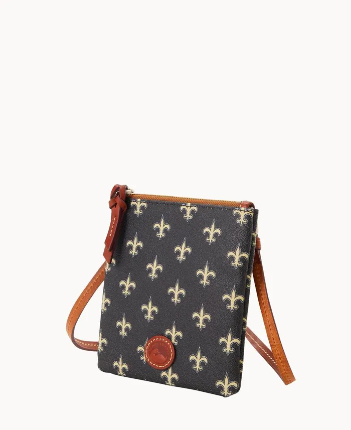Woman NFL Saints Small North South Top Zip Crossbody Saints Dooney and Bourke Crossbodies Woman NFL Saints Small North South Top Zip Crossbody Saints Dooney and Bourke Crossbodies