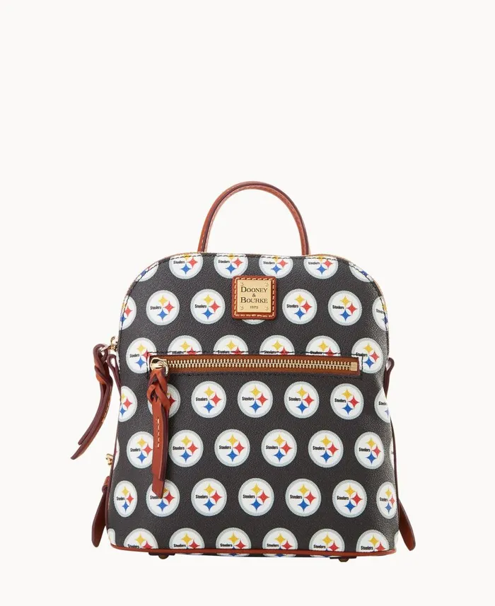 Woman NFL Steelers Small Backpack Steelers Dooney and Bourke Backpacks