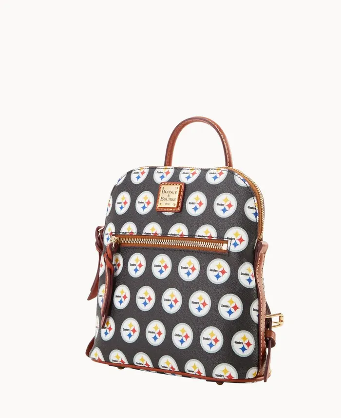 Woman NFL Steelers Small Backpack Steelers Dooney and Bourke Backpacks